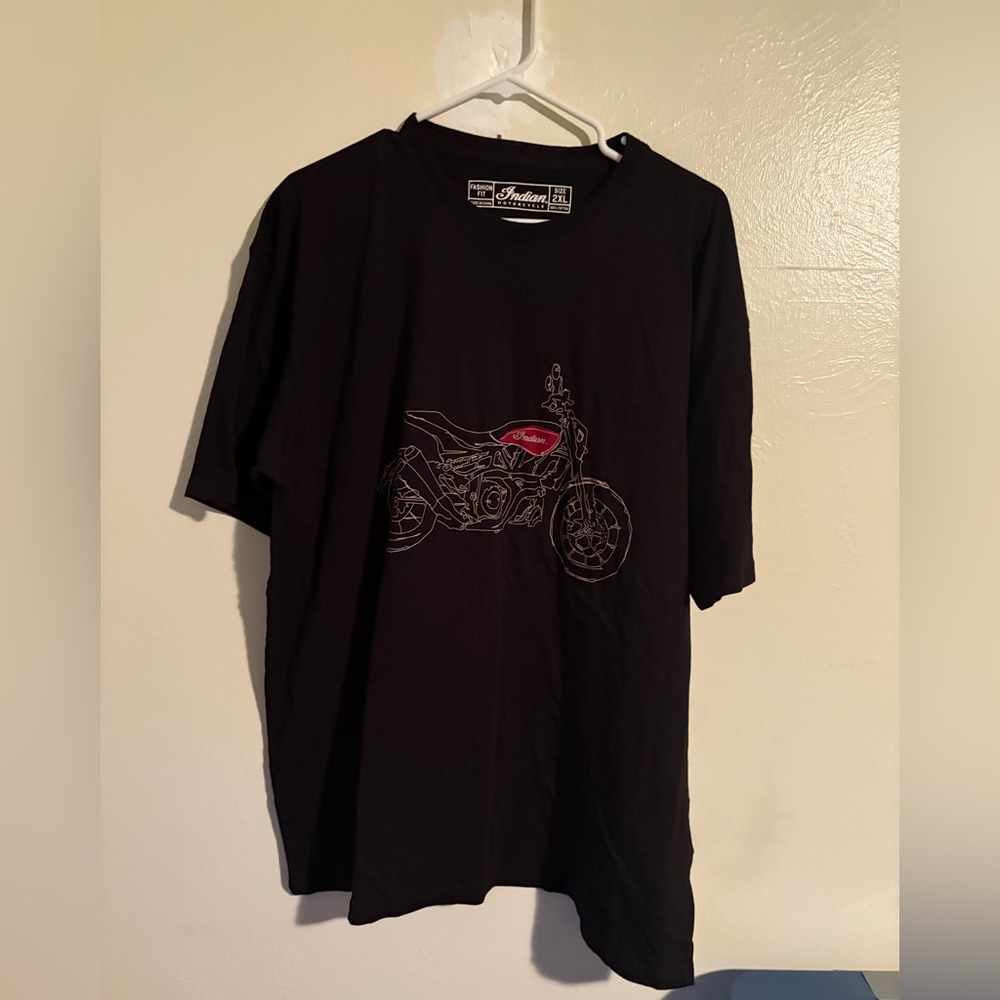 Indian Motorcycle Black Short-Sleeve Graphic Tee